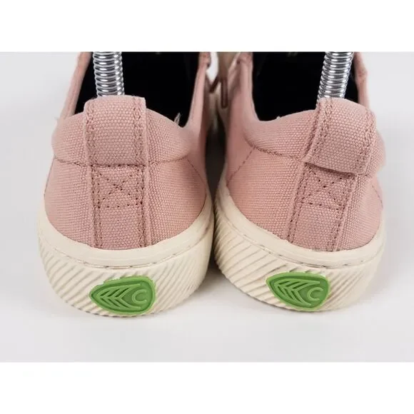 Cariuma OCA Low Canvas Shoes Womens Size 7.5 Cork Comfort Walking Sneakers Pink - Picture 4 of 9